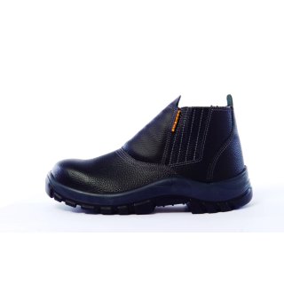 Botín cu/negro,elastiz(s/cordones),pta.acero,T:37"WORKSAFE"