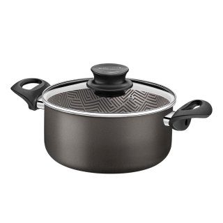 Cacerola con asas 26 cm/6,3 L Starflon Paris negro Tramontina 28524/626