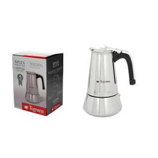 Cafetera 4 Tazas Acero Inoxidable Riflex Tognana V573004RIND
