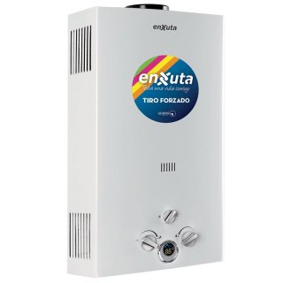 Calentador a Gas Instantáneo 14 L/min Tiro Forzado, Gas Natural o Supergas Enxuta TENX14FG