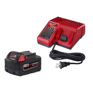 Cargador + batería 18 V 5,0 Ah.xc Milwaukee 48-5950