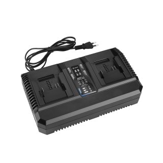 Cargador Rápido Doble para Baterías 20V Deko CBT20XL08