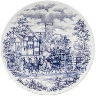 Plato Postre 18cm Cerámica Cena Inglesa Oxford