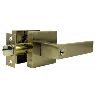 Cerradura de Manivela Tubular Bronceada con Llave BEST VALUE