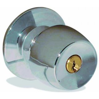 Cerradura de Pomo Copa Cromado con Llave BEST VALUE