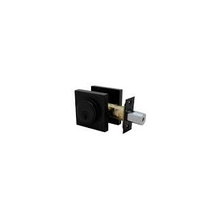 Cerradura Auxiliar Negra con 2 Llaves BEST VALUE