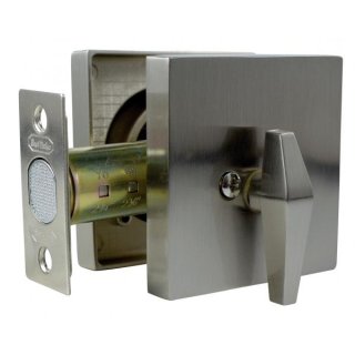 Cerradura Auxiliar Tubular Satinada con Llave BEST VALUE