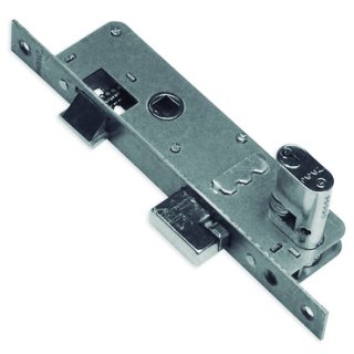 Cerradura puerta de aluminio, c/cilindro "PAPAIZ" Mod. 323