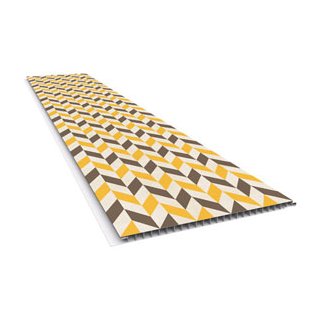 Tablilla PVC Chevron Tweed Mostarda