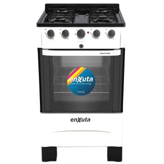 Cocina Combinada 4 Hornallas Blanca Enxuta CENX27200HEW
