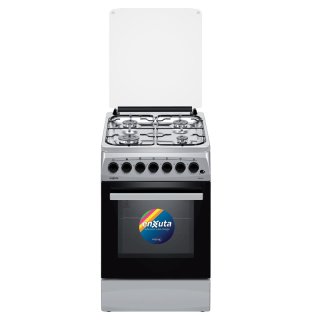 Cocina Combinada 4 Hornallas Inox con Termocupla 50x60 Enxuta CENX5544I