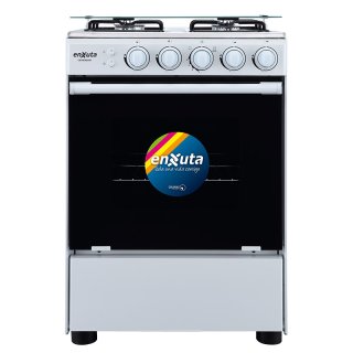 Cocina Supergas 4 Hornallas Blanca con Termocupla y Grill 60x60 Enxuta CENX9604W