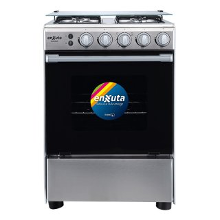 Cocina Supergas 4 Hornallas Inox con Termocupla y Grill 60x60 Enxuta CENX9604I