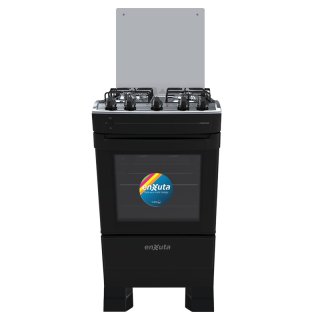 Cocina Supergas 4 Hornallas Negra con Termocupla y Grill Enxuta CENX27542NG-1