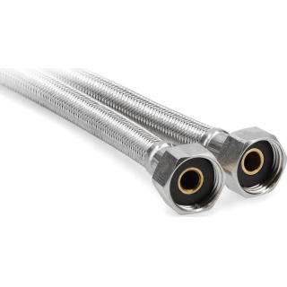 Colilla flexible de acero inoxidable Fleximaxx 30 cm hembra-hembra