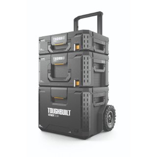 Combo 3 Cajas de Herramientas StackTech con Ruedas Toughbuilt TB-B1S3-B-70R