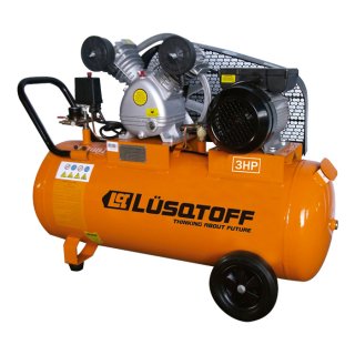Compresor 100 L 3 HP 335 L/min Bicilíndrico a Correa LUSQTOFF LC-30100
