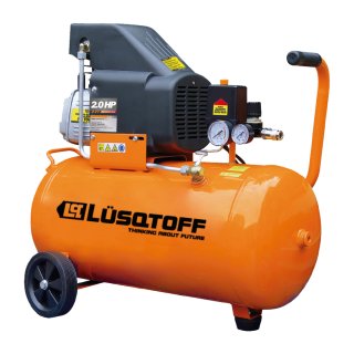 Compresor 25 L 2 HP 198 L/min con Pistolas LUSQTOFF LC2025BK