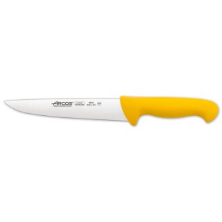 Cuchillo.carnicero Prof.Ac.NITRUM M.amarillo 8""ARCOS"294800