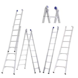 Escalera Aluminio 4 en 1- 8x2 P308 Franca