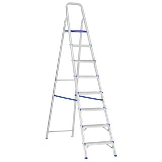 Escalera Aluminio 8 Escalones E1208/E2008 Franca