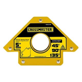  Escuadra Magnética p/ Soldar Ángulos 125mm 34kg Crossmaster