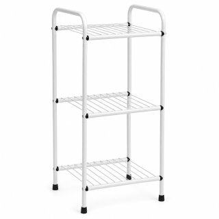 Estantería Organizador 3 Estantes Acero Blanco Maxeb
