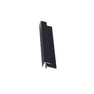 Perfil Externo para Placa 2,95 m Negro