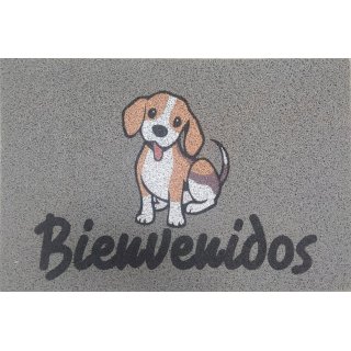 Felpudo Vinil Pet Bienvenidos Perro 60 x 40 cm