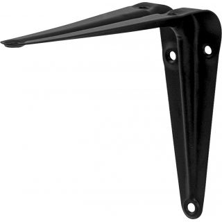 Escuadra Acero Estante 10cm x 12cm Negro FIERO