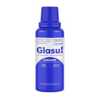 Glasu 50 ml Azul Entonador para Pintura al Agua Caja de 12 unidades