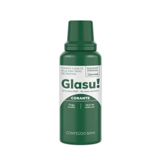 Glasu 50 ml Verde Entonador para Pintura al Agua Caja de 12 unidades