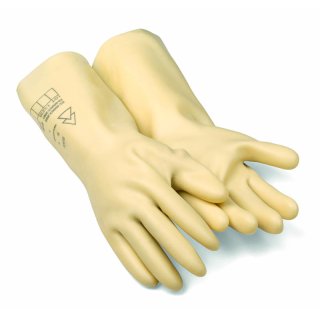 Guantes dieléct.VDE 1000V/prueba5000V L:36cm"JUBA"CLASE 0/10