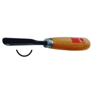 Gubia tallador corte curvo.ancho:8mm "URKO" Ref 741-A