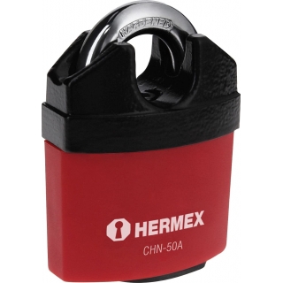 Candado Hierro 50mm Gancho Protegido Hermex CHN-50A