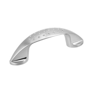 Tirador Para Mueble ''Elipse'' 64mm Níquel Hermex JAL-1211