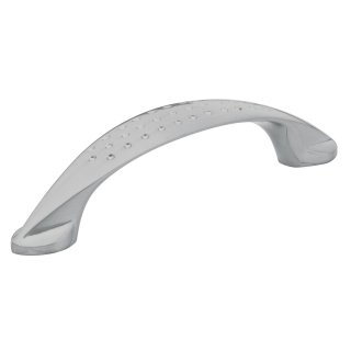 Tirador Para Mueble ''Elipse'' 96mm Níquel Hermex JAL-1212