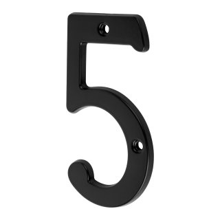 Número De Puerta ''5'' Bronce Negro Alto 4'' Hermex NUCH-5N