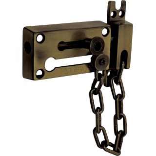Pasador Con Cadena Seguridad Bronce Antiguo Hermex PACA-2