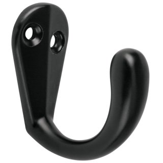 Gancho Percha Simple Negro Hermex PEPU-06