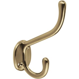 Gancho Percha Doble Vertical Bronce Antiguo Hermex PEPU-12
