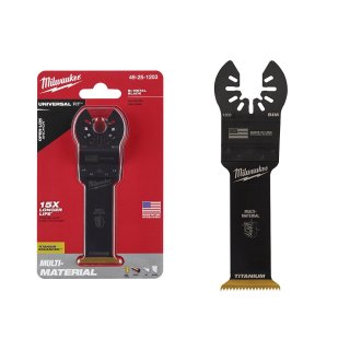Hoja para Multiherr.BIMET.TITANIO para Mad.Metal y Pvc x 1.1/4'' Milwaukee 49-25-1203