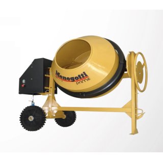 Hormigonera volteo-monofá.T.Metál400Lt,Motor2HP"MENEGOTTI"