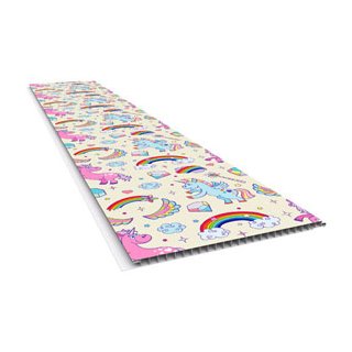 Tablilla PVC Infantil Unicornio Arcoiris