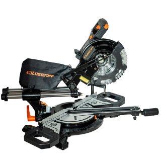 Ingletadora Deslizante a Batería 18 V 210 mm Black Series Lusqtoff (Sin Cargador ni Batería)