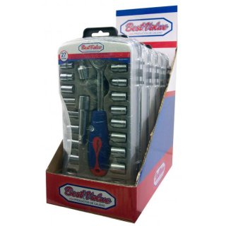 Juego Dados 1/4 yd 3/8 yd Herramientas 27 piezas