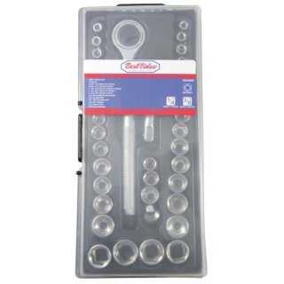 Juego de Dados 1/4" 3/8" 40 piezas