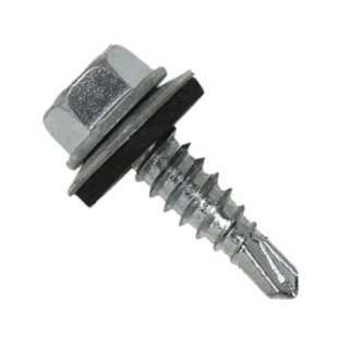 Tornillo Punta Mecha 12 X 3 1/2'' Con Goma JOMARCA Caja 100
