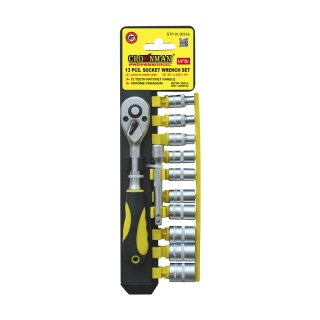 Juego 13 Bocallaves Hexagonales Encastre 1/4" Crownman STP-01.0013A