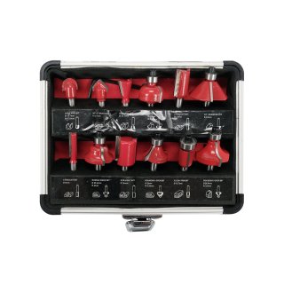 Juego de Fresas 12 Piezas Encastre 6 mm Yato YT-68006